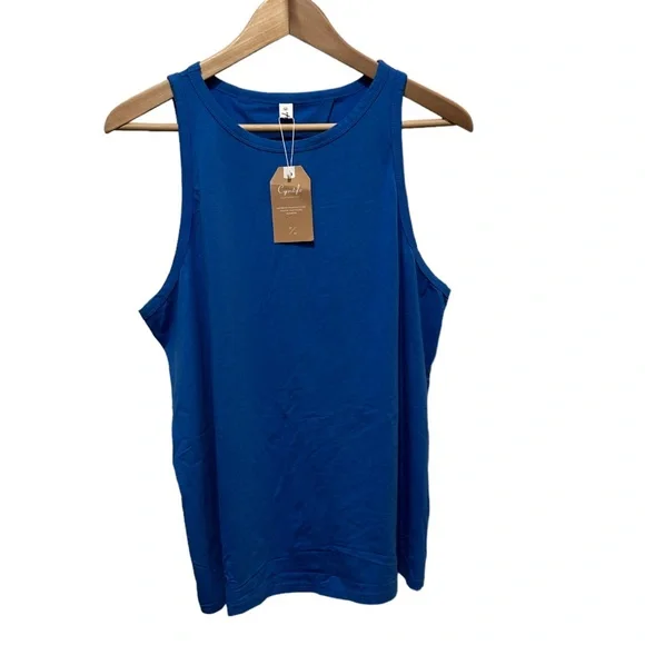 Cyanstyle XL comfortable workout athletic casual, easy-going gym shirt open back - Picture 1 of 8